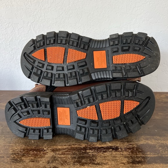 Men's Thorogood Gen-Flex 8"side zip-pull on WORK BOOT-leather & safety toe-sz 9M - Picture 6 of 8